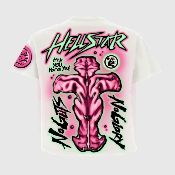 Hellstar No Guts No Glory T Shirt (1)
