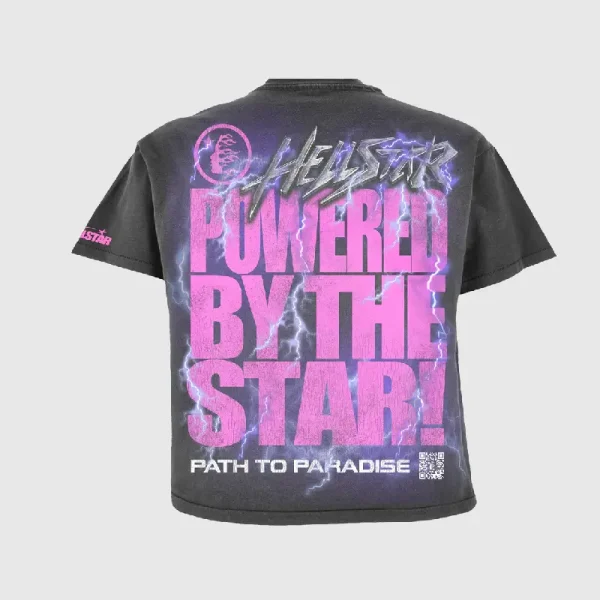 Hellstar Powered By The Star T Shirt (1)