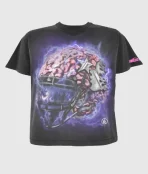 Hellstar Studios Brain Helmet T Shirt Black (2)