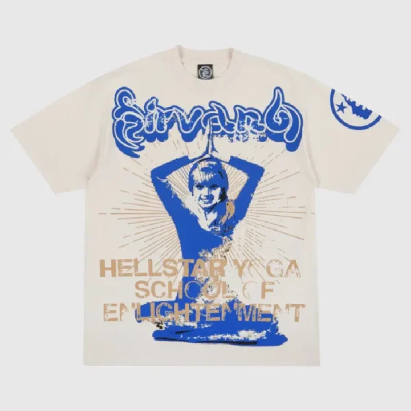 Hellstar Studios Yoga T Shirt (2)