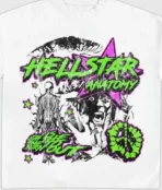 Hellstar Anatomy T Shirt White (1)