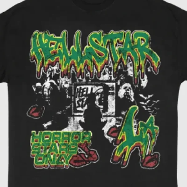 Hellstar Horror Stars Onzy T Shirt Black (1)