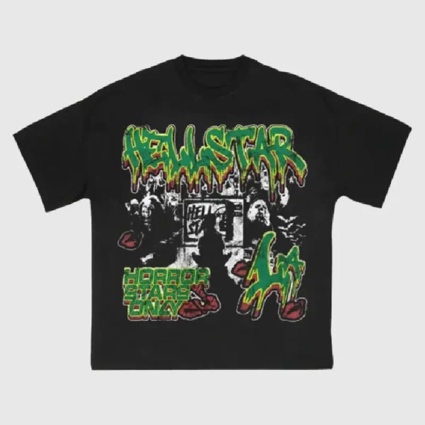 Hellstar Horror Stars Onzy T Shirt Black (2)