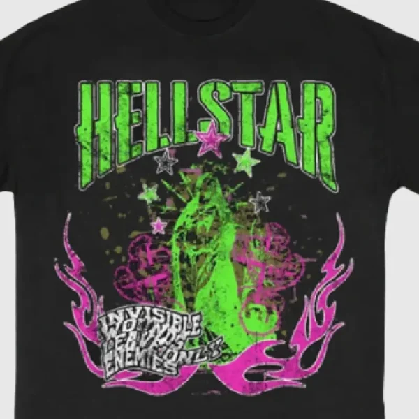 Hellstar Invisible Enemies T Shirt Black (1)