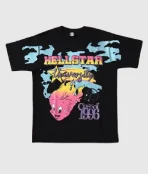 Hellstar PAth To Paradise T Shirt Black (2)