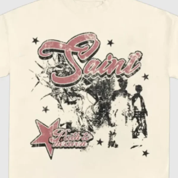 Hellstar Path To Heaven T Shirt Cream (1)