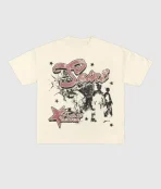 Hellstar Path To Heaven T Shirt Cream (2)