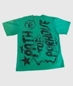 Hellstar Path To Paradise T Shirt Green (2)