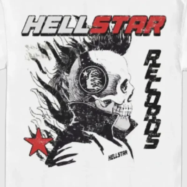 Hellstar Records T Shirt White (1)