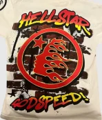 Hellstar Studios God Speed T Shirt Cream (1)