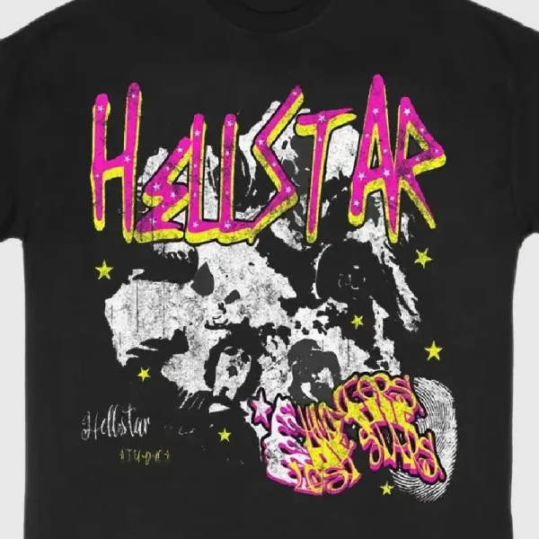 Hellstar Studios Lost Stars T Shirt Black (1)