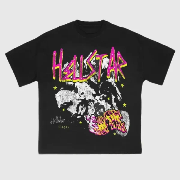 Hellstar Studios Lost Stars T Shirt Black (2)