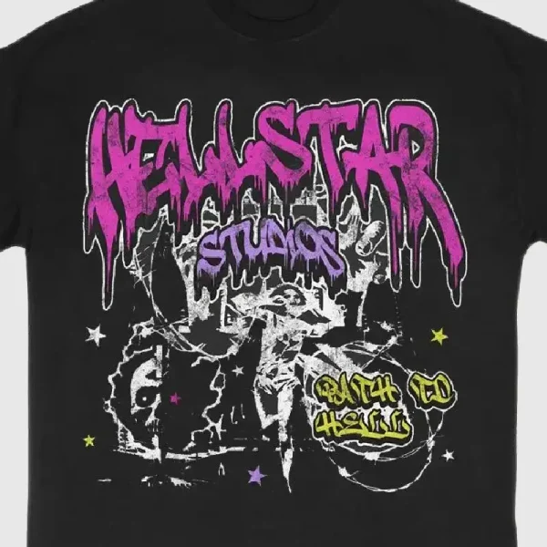 Hellstar Studios Path To Hell T Shirt Black (1)