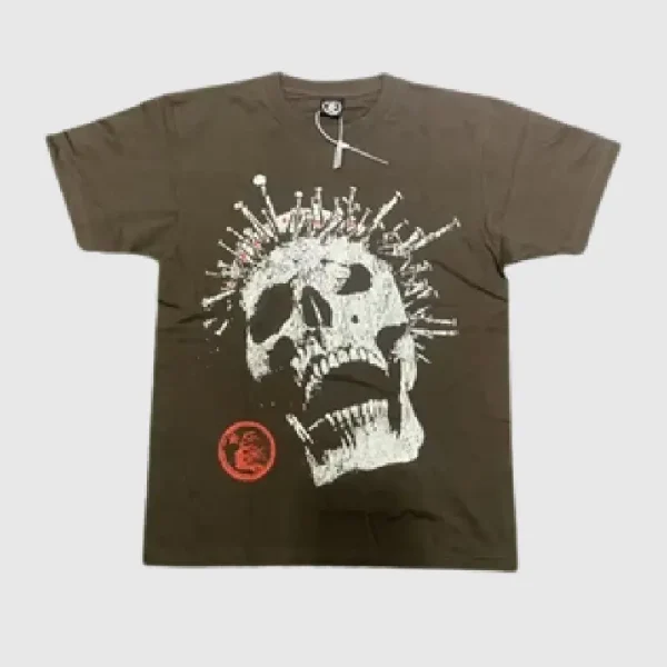 Hellstar Studios Skull T Shirt Black (2)