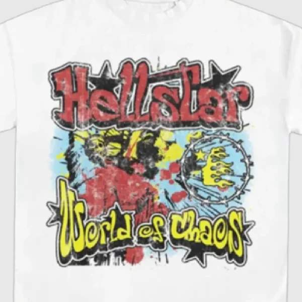 Hellstar World T Shirt White (1)